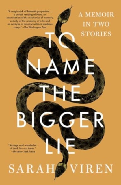 To Name the Bigger Lie: A Memoir in Two Stories