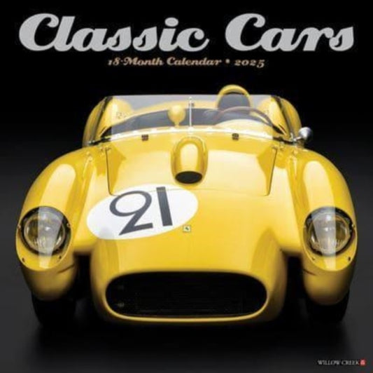 Classic Cars 2025 12 X 12 Wall Calendar