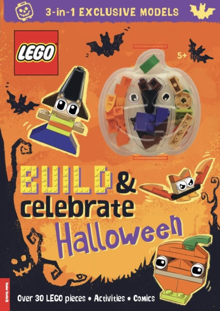 LEGO® Books: Build & Celebrate Halloween (includes over 30 pieces)