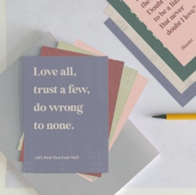 Shakespeare Quotes - 12 Postcard Set
