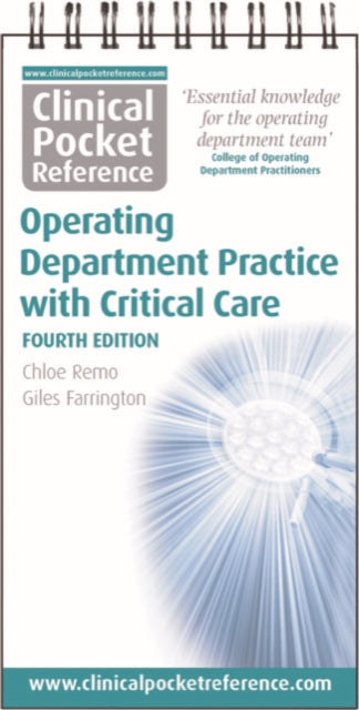 Clinical Pocket Reference Operating Department Practice: with Critical Care