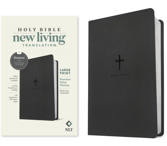 NLT Large Print Premium Value Thinline Bible