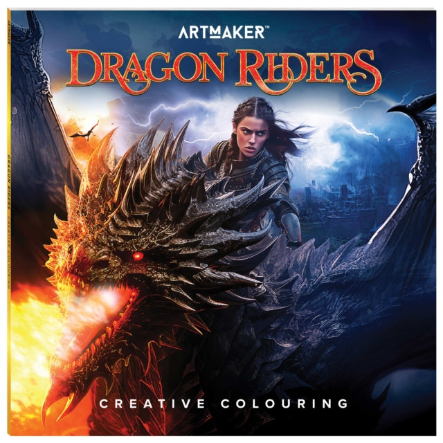 Art Maker Creative Colouring Dragon Riders