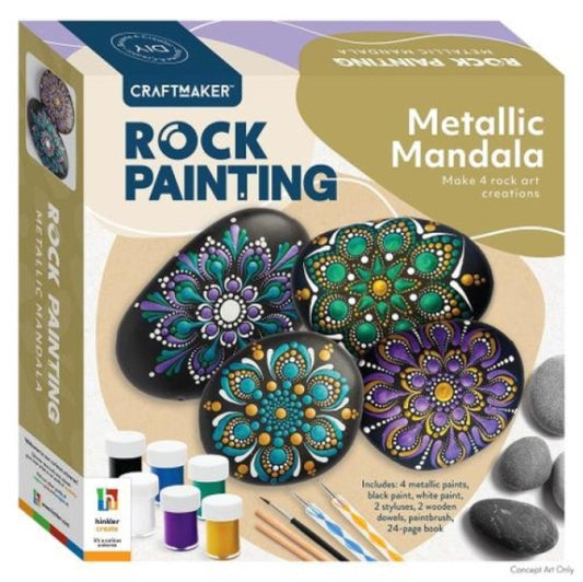 Craft Maker Paint Your Own Metallic Rocks