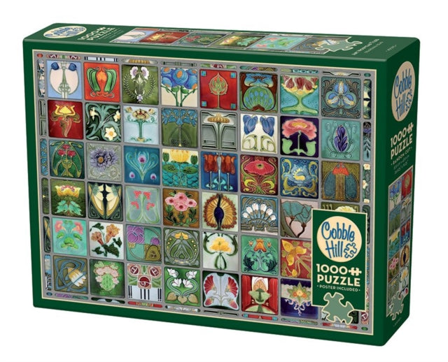 Cobble Hill Art Nouveau Tiles 1000 Piece Jigsaw Puzzle