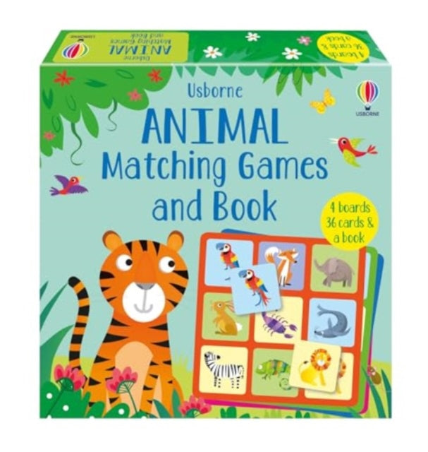 Animal Matching Games and Book