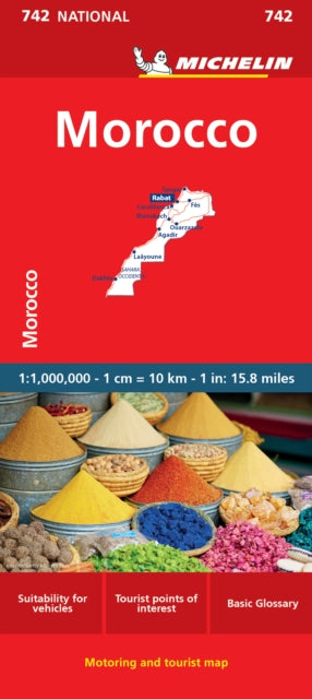 Morocco - Michelin National Map 742: Map