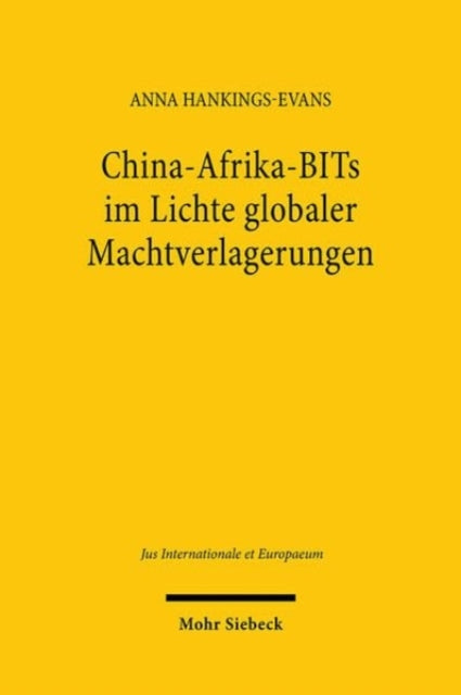 China-Afrika-BITs im Lichte globaler Machtverlagerungen: Macht- und Gerechtigkeitsnormen in der Investitionsrechtsbeziehung