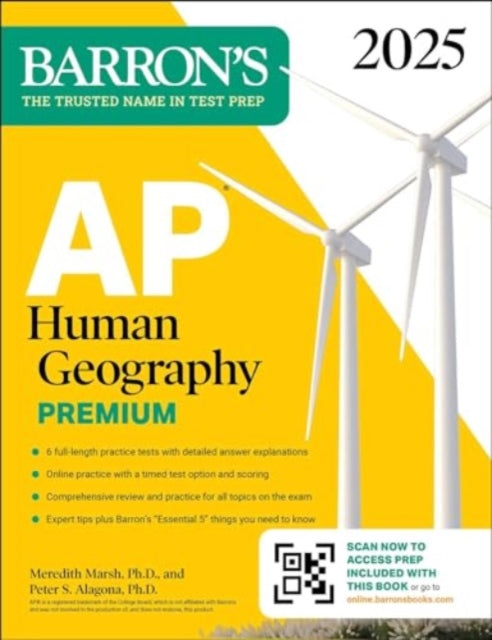 AP Human Geography Premium 2025: 6 Practice Tests + Comprehensive Review + Online Practice