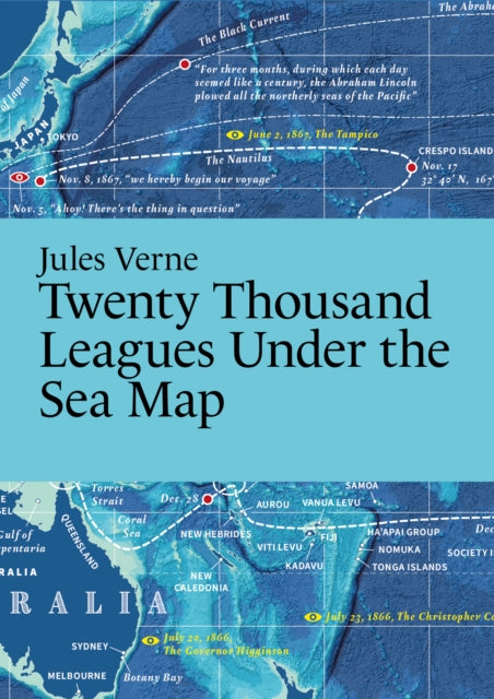 Jules Verne, Twenty Thousand Leagues Under the Sea Map