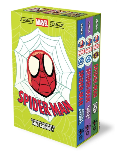 Spider-Man: A Mighty Marvel Team-Up 3-Book Box Set: 3 Original Graphic Novels: Animals Assemble!, Quantum Quest!, Cosmic Chaos!