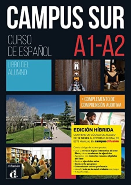 Campus Sur A1-A2 - Edicion hibrida - Libro del alumno: A1-A2
