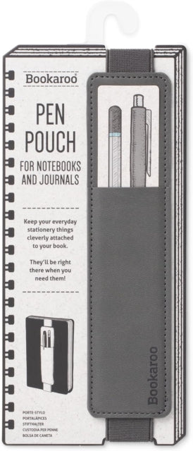 Bookaroo Pen Pouch - Charcoal