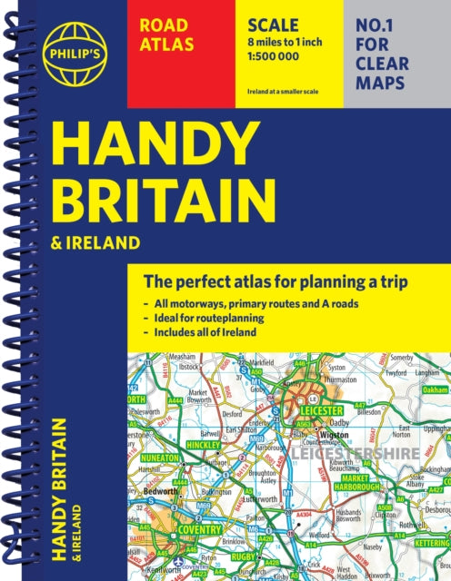 Philip's Handy Atlas Britain: Spiral A5