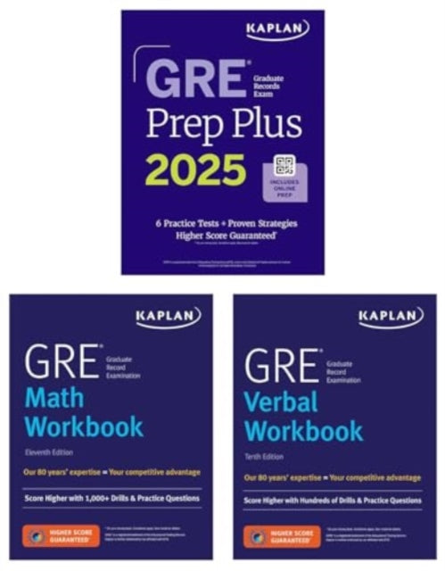 GRE Complete Ninth Edition: Your All-in-One Solution for GRE Success | Includes Online Resources Like Live Classes, Quiz Generator, Practice Tests, and More (Kaplan Test Prep)