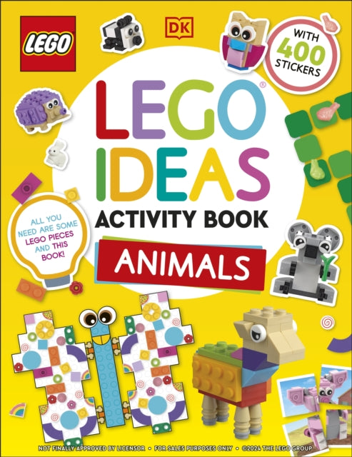 LEGO Ideas Activity Book Animals: Packed with LEGO Building and Sticker Activities and Fun Facts. With 500+ Stickers!