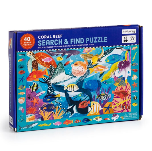 Coral Reef 64 Piece Search & Find Puzzle