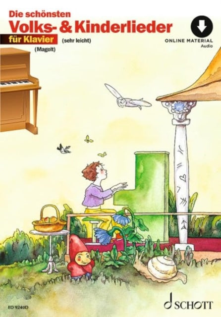 The beautiful folk and childrens songs: very easy arrangement. piano.