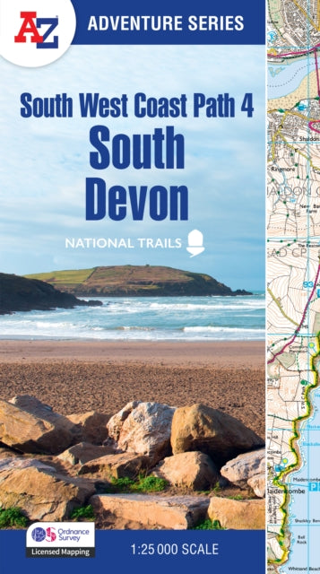 South West Coast Path 4 – South Devon: With Ordnance Survey Mapping
