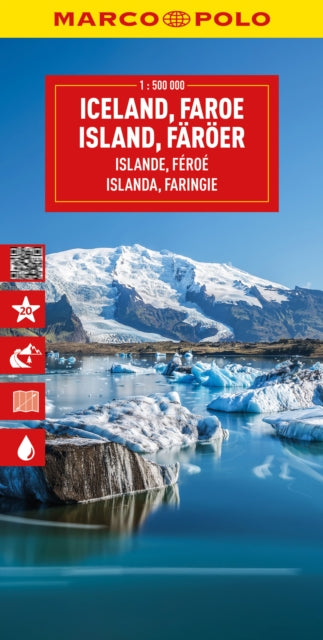 Iceland Marco Polo Map: Including Faroe Islands