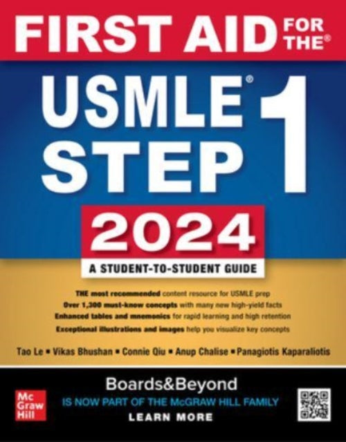 First Aid for the USMLE Step 1 2024: A Student-to-Student Guide