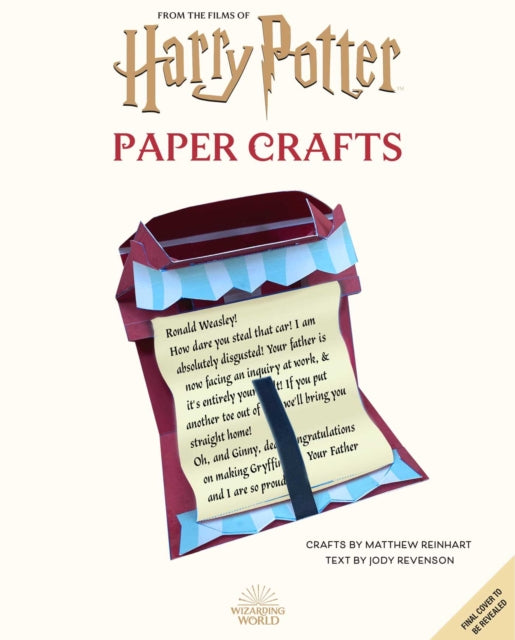 Harry Potter: Magical Paper Crafts: 24 Official Creations Inspired by the Wizarding World