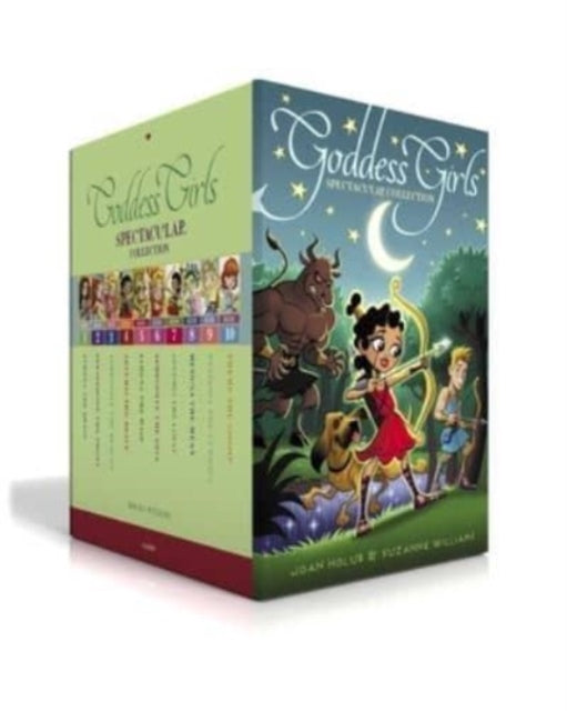 Goddess Girls Spectacular Collection: Athena the Brain / Persephone the Phony / Aphrodite the Beauty / Artemis the Brave / Athena the Wise / Aphrodite the Diva / Artemis the Loyal / Medusa the Mean / Pandora the Curious / Pheme the Gossip