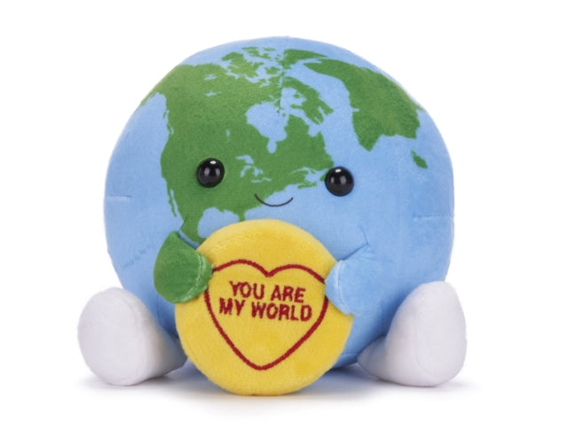 Love Hearts 7" You Are My World Plush Gift