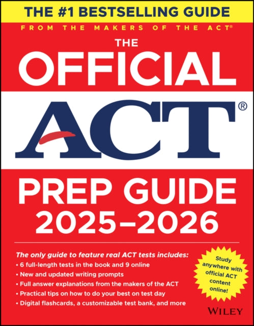 The Official ACT Prep Guide 2025-2026: Book + Online Course