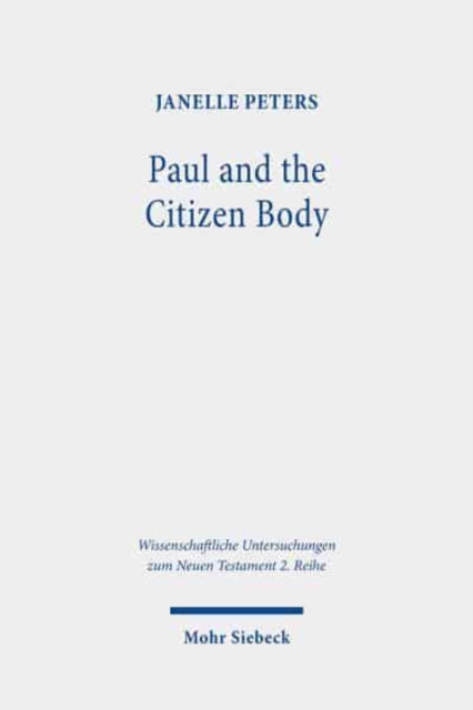 Paul and the Citizen Body: Egalitarian Athletics and Veiling Instructions in 1 Corinthians
