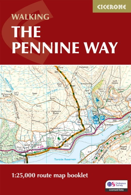 Walking the Pennine Way Map Booklet: 1:25,000 OS Route Mapping