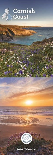 Cornish Coast Slim Calendar 2026