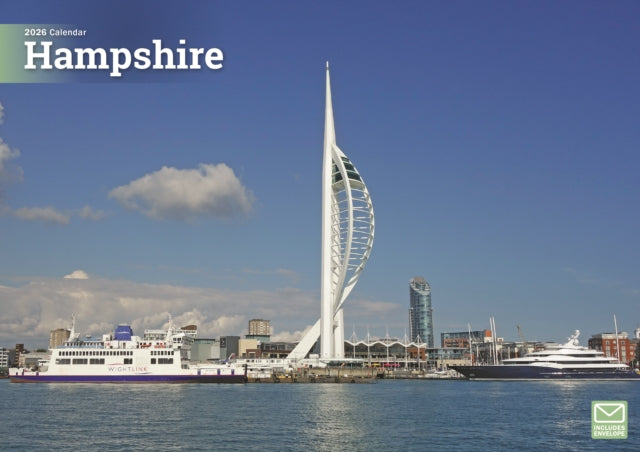 Hampshire A4 Calendar 2026