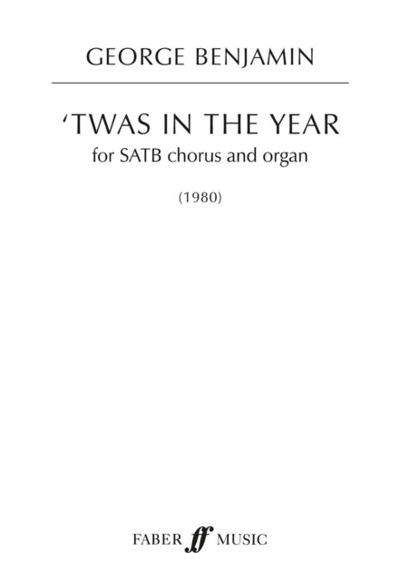 'Twas in the year