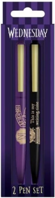 Wednesday (Nevermore) Pen Set 2pk