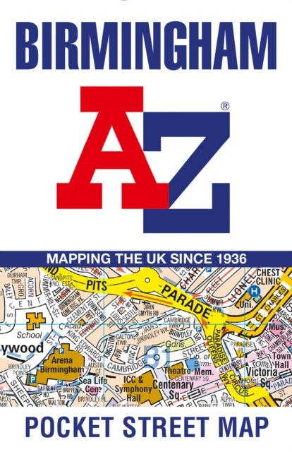 Birmingham A-Z Pocket Street Map: Accurate Street Map for Easy Navigation