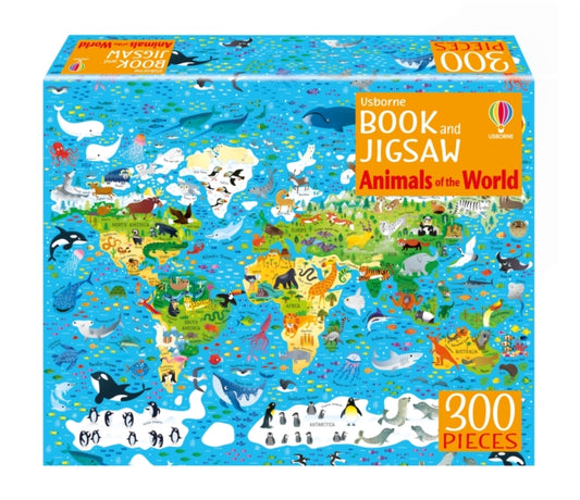Usborne Book and Jigsaw Animals of the World