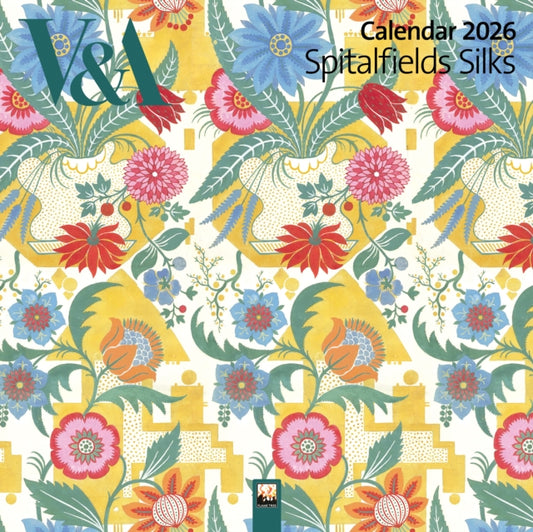 V&A: Spitalfields Silks Wall Calendar 2026 (Art Calendar)