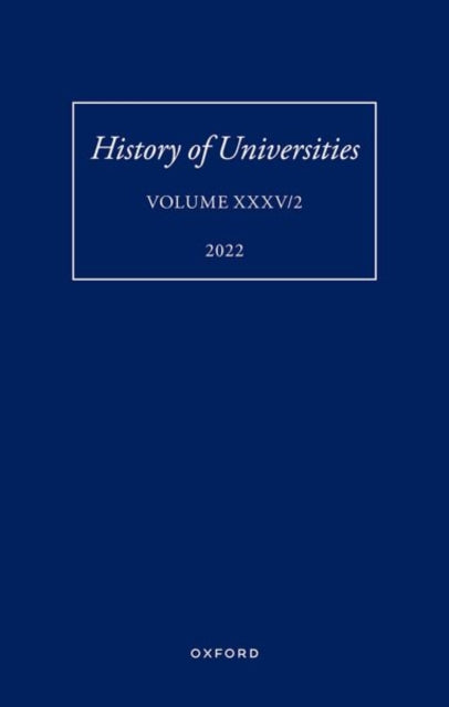 History of Universities: Volume XXXV / 2