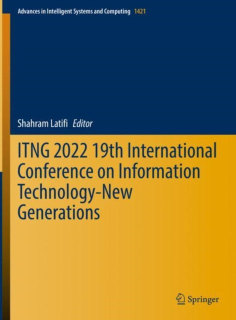 ITNG 2022 19th International Conference on Information Technology-New Generations