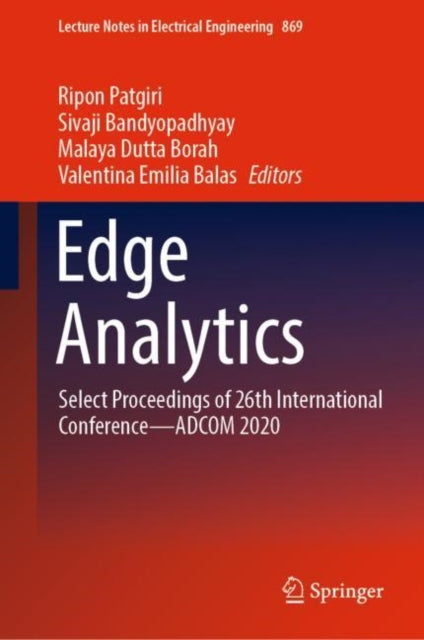 Edge Analytics: Select Proceedings of 26th International Conference—ADCOM 2020