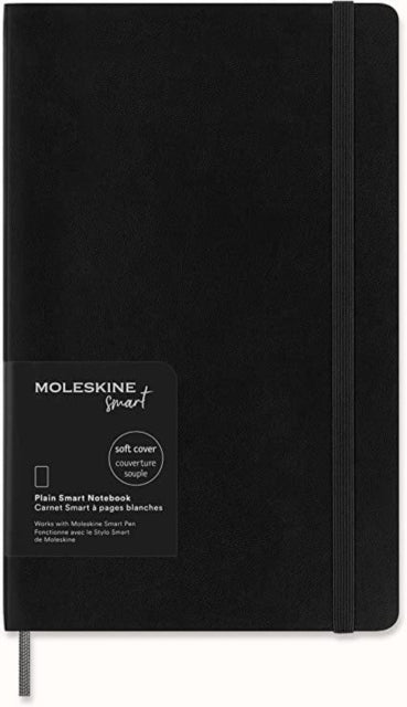 Moleskine Large Plain Softcover Smart Notebook