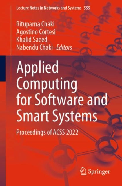 Applied Computing for Software and Smart Systems: Proceedings of ACSS 2022