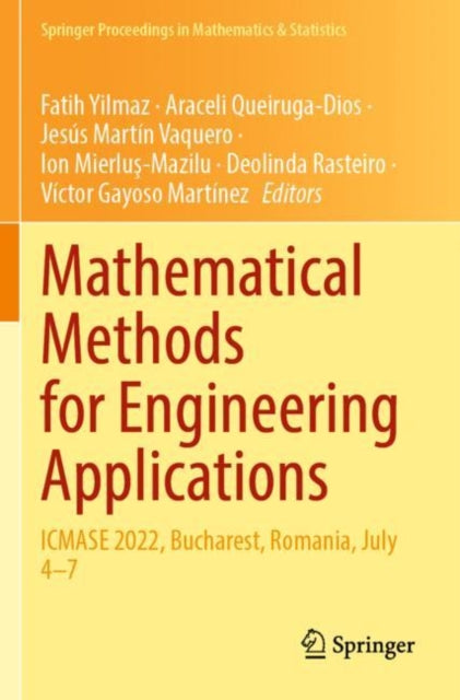 Mathematical Methods for Engineering Applications: ICMASE 2022, Bucharest, Romania, July 4–7