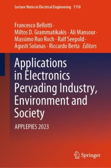 Applications in Electronics Pervading Industry, Environment and Society: APPLEPIES 2023