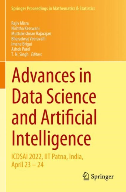 Advances in Data Science and Artificial Intelligence: ICDSAI 2022, IIT Patna, India, April 23 – 24