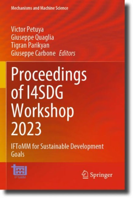 Proceedings of I4SDG Workshop 2023: IFToMM for Sustainable Development Goals