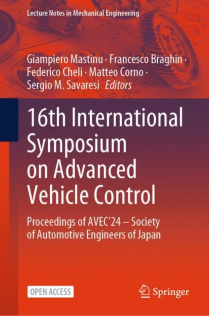 16th International Symposium on Advanced Vehicle Control: Proceedings of AVEC’24 – Society of Automotive Engineers of Japan