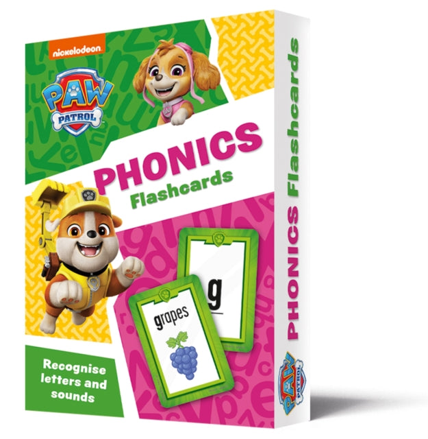 PAW Patrol Phonics Flashcards: Have Fun Learning to Read with the Paw Patrol Pups