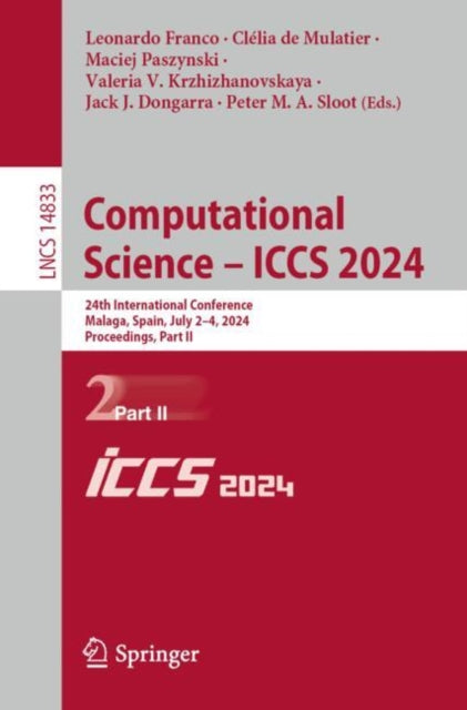 Computational Science – ICCS 2024: 24th International Conference, Malaga, Spain, July 2–4, 2024, Proceedings, Part II